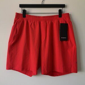 NWT LULULEMON SPYR Red Channel Cross Swim Short 7" Lined Men's Small